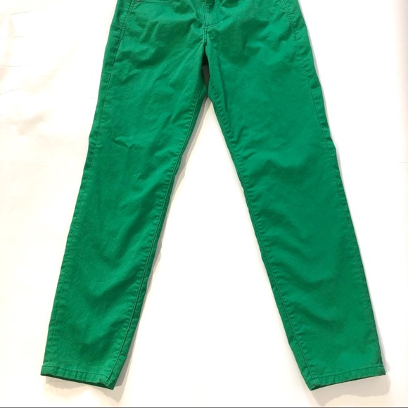 Calvin Klein Jeans Green Skinny Crop Jeans - Picture 4 of 8